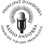 cachet radio andorre © Philandorre